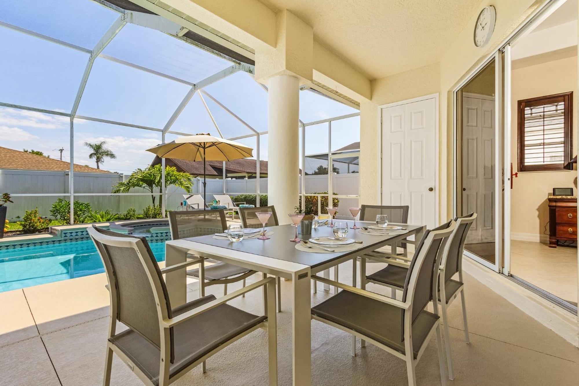 Villa-Haze, Lots Of Privacy, Solar & Electric Heated Pool And Spa Кейп-Корал Экстерьер фото